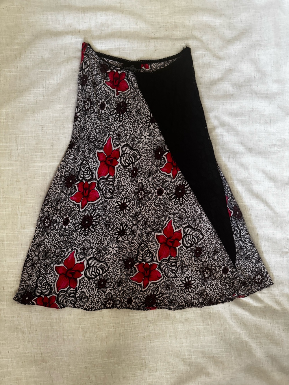 Angie Floral Midi Skirt Sz Small